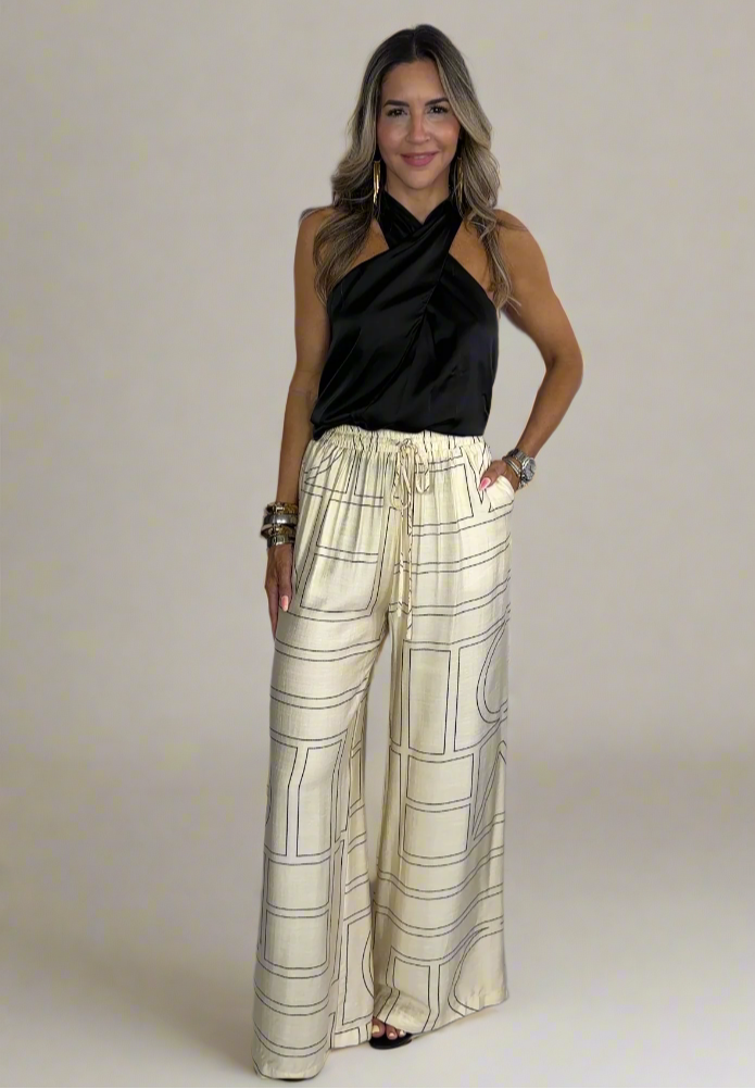 Butter Palazzo Set