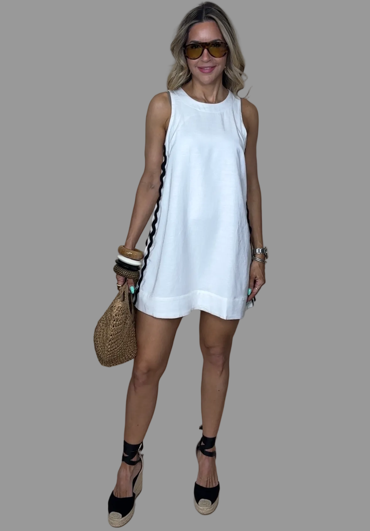 Linen Mini Dress