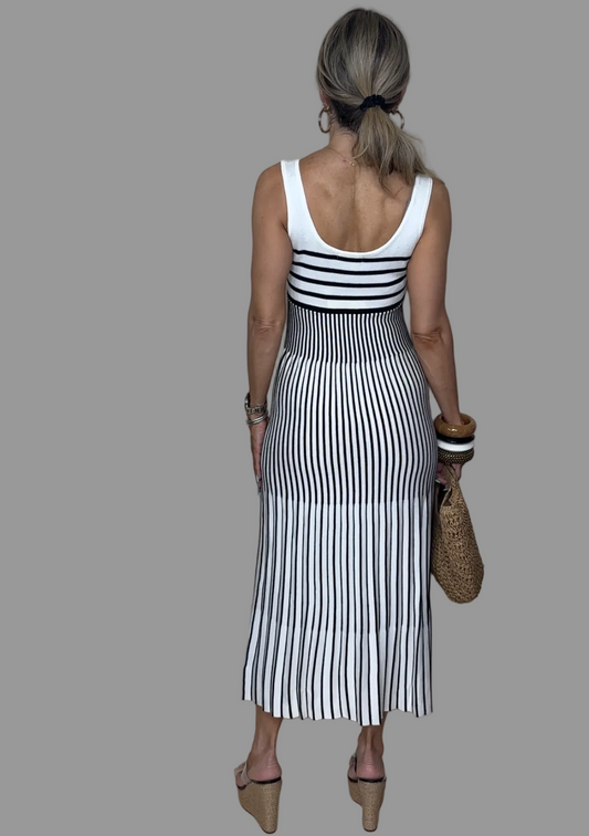 Black Stripes Maxi