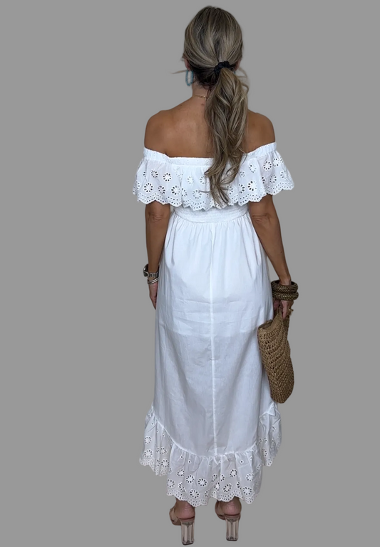 Off shoulder Midi Dress