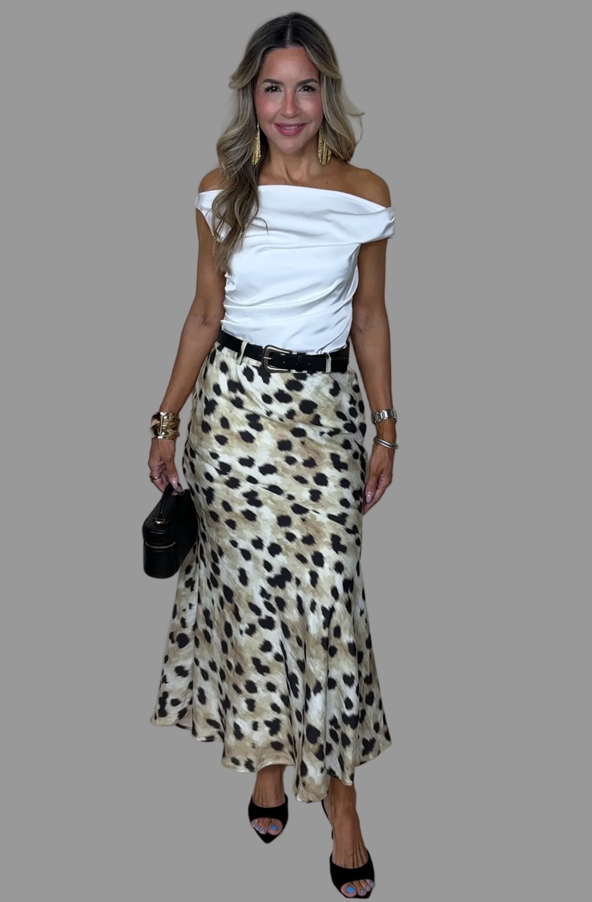 Leopard Maxi Skirt