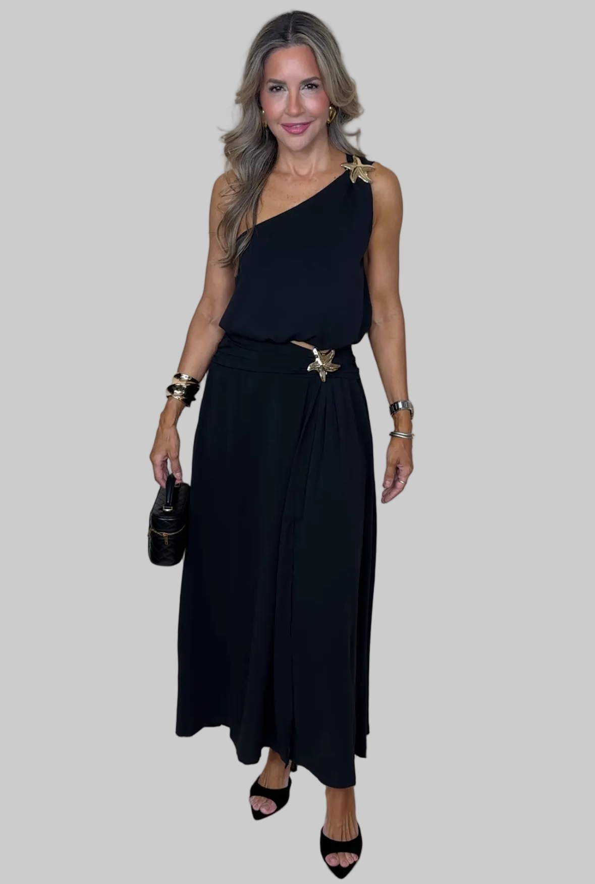 Black Skirt Set