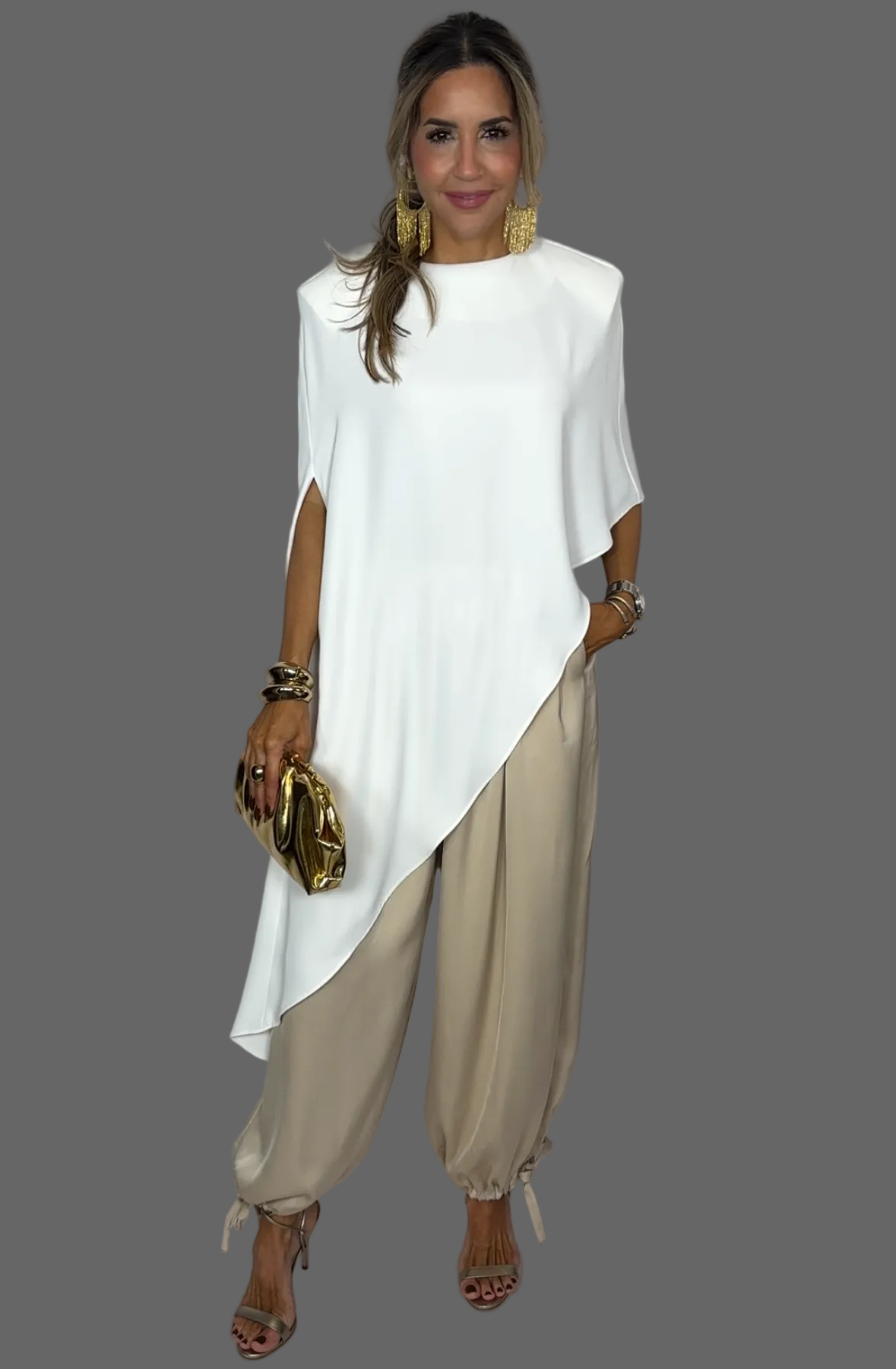 White Cape Top - PREORDER