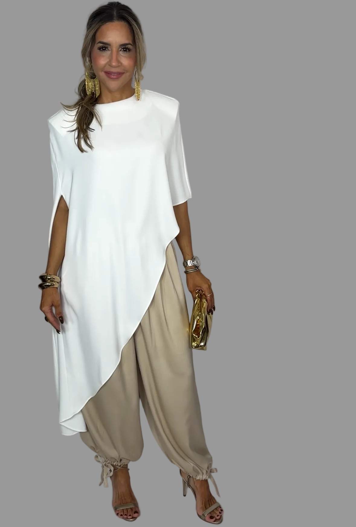 White Cape Top - PREORDER