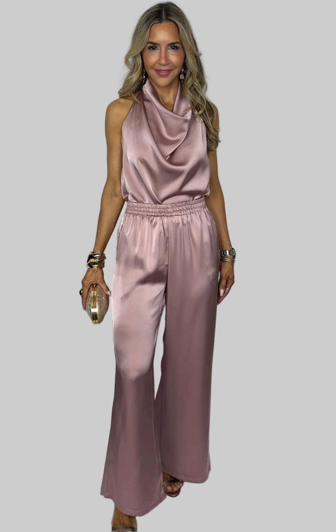 Pink Palazzo Set