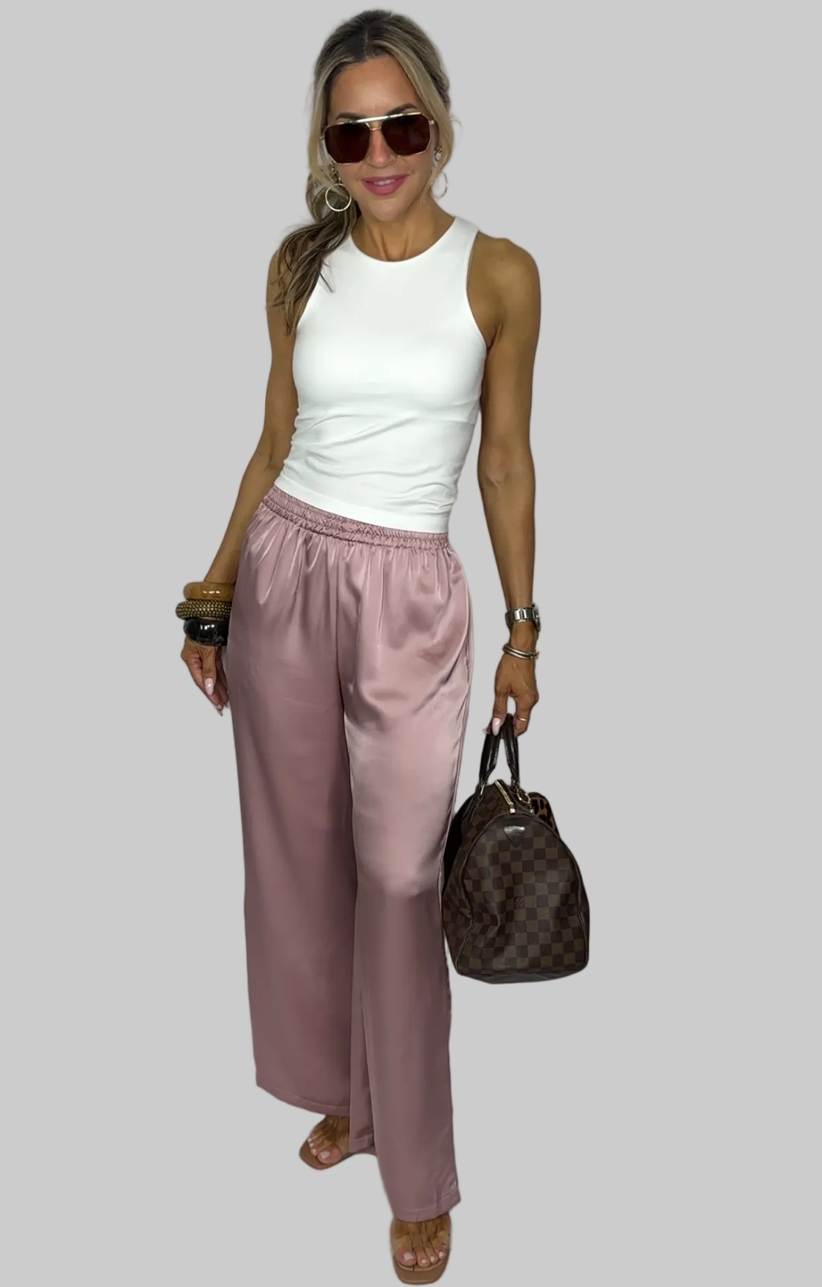 Pink Palazzo Set