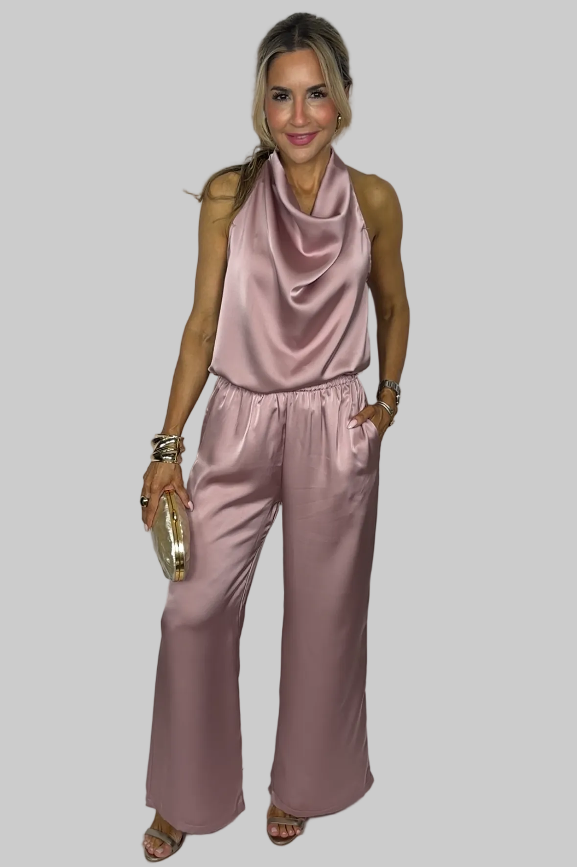 Pink Palazzo Set