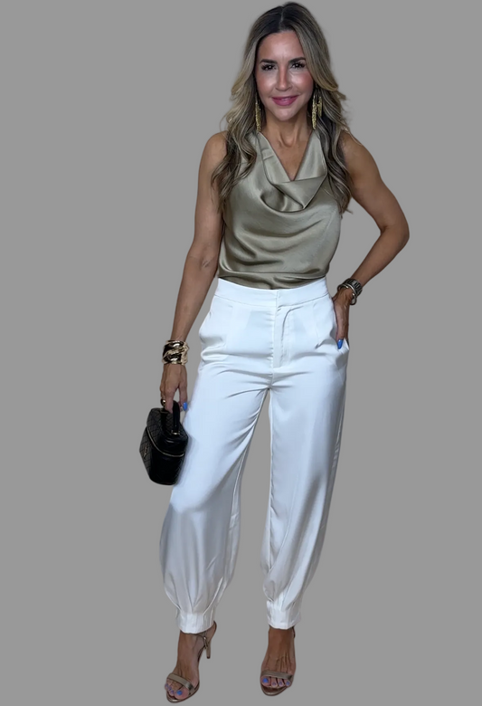 Ivory Balloon Pants