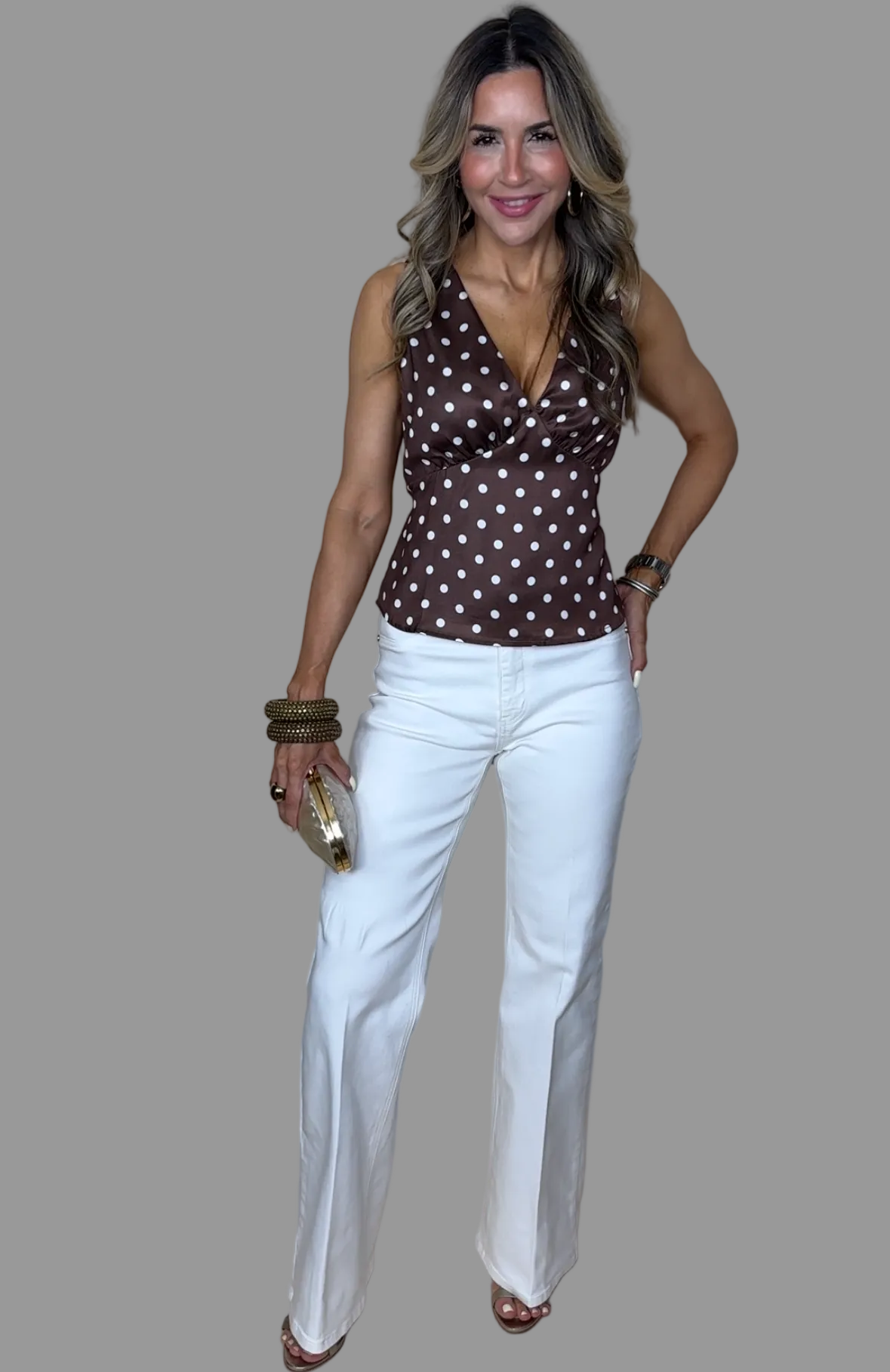 White Wide Leg Jeans