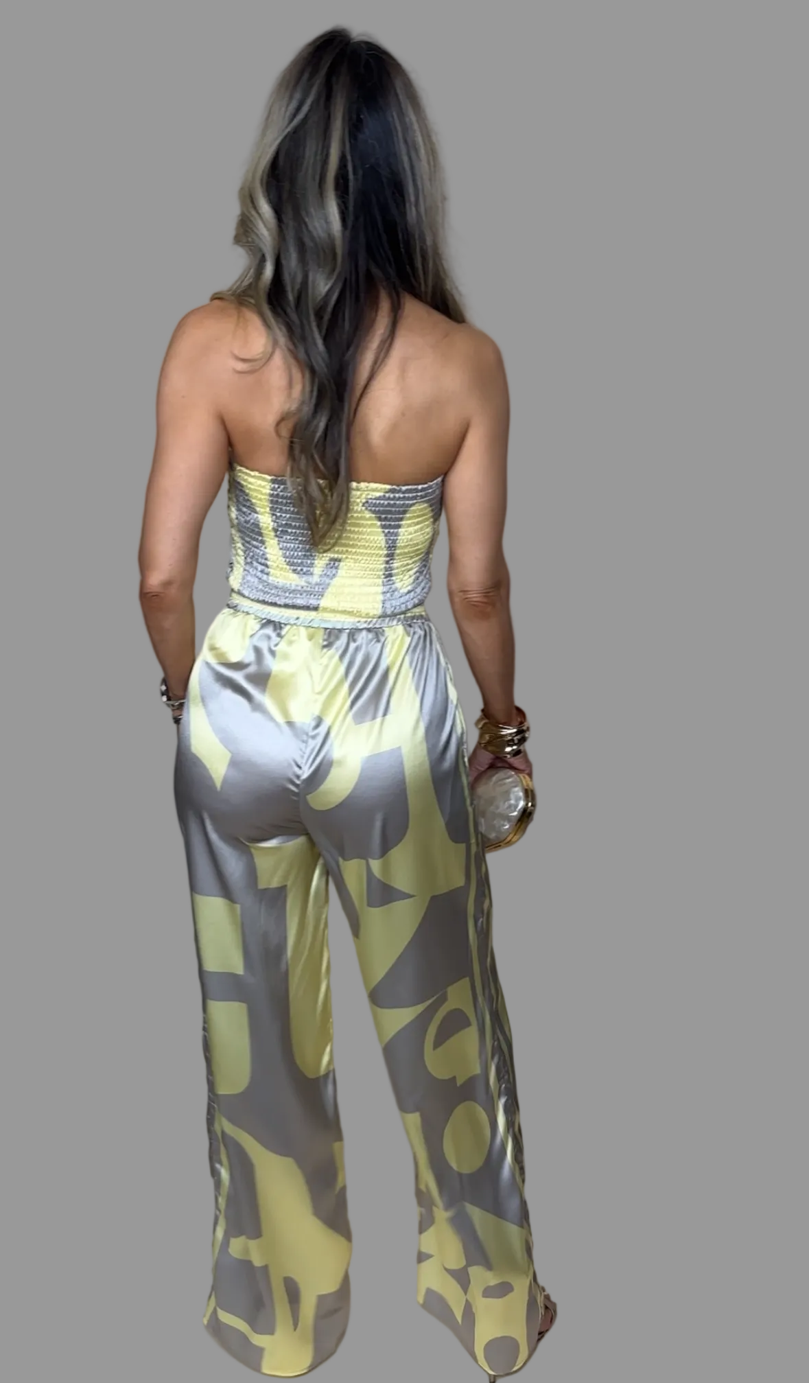 Strapless Top & Palazzo Set
