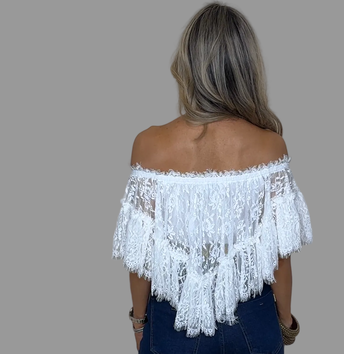 Off Shoulder Lace Top