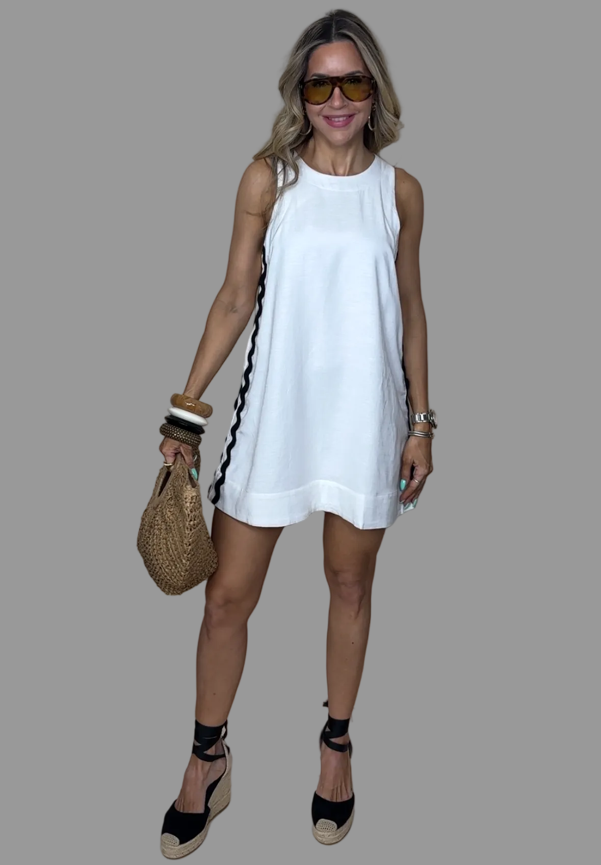 Linen Mini Dress