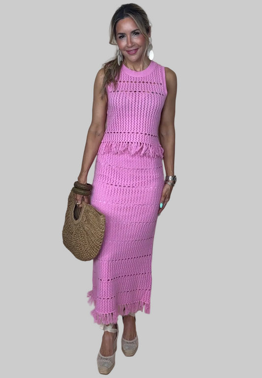 Pink Crochet Set