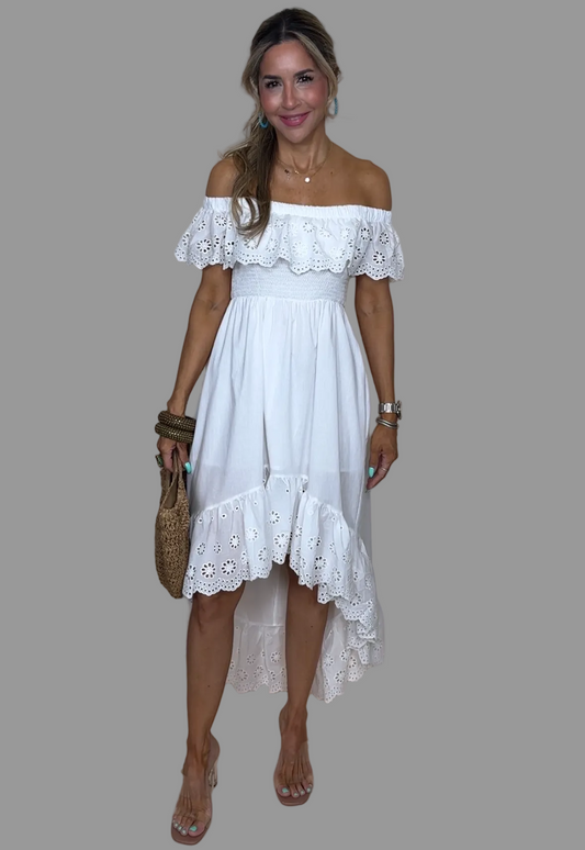 Off shoulder Midi Dress