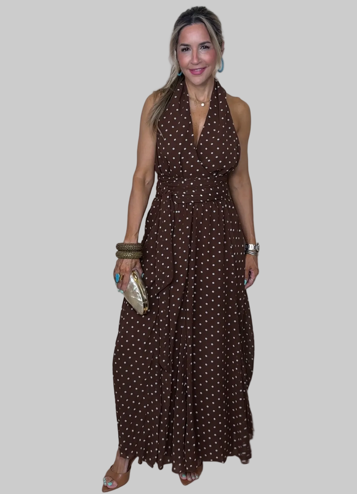 Polka Dots Skirt Set