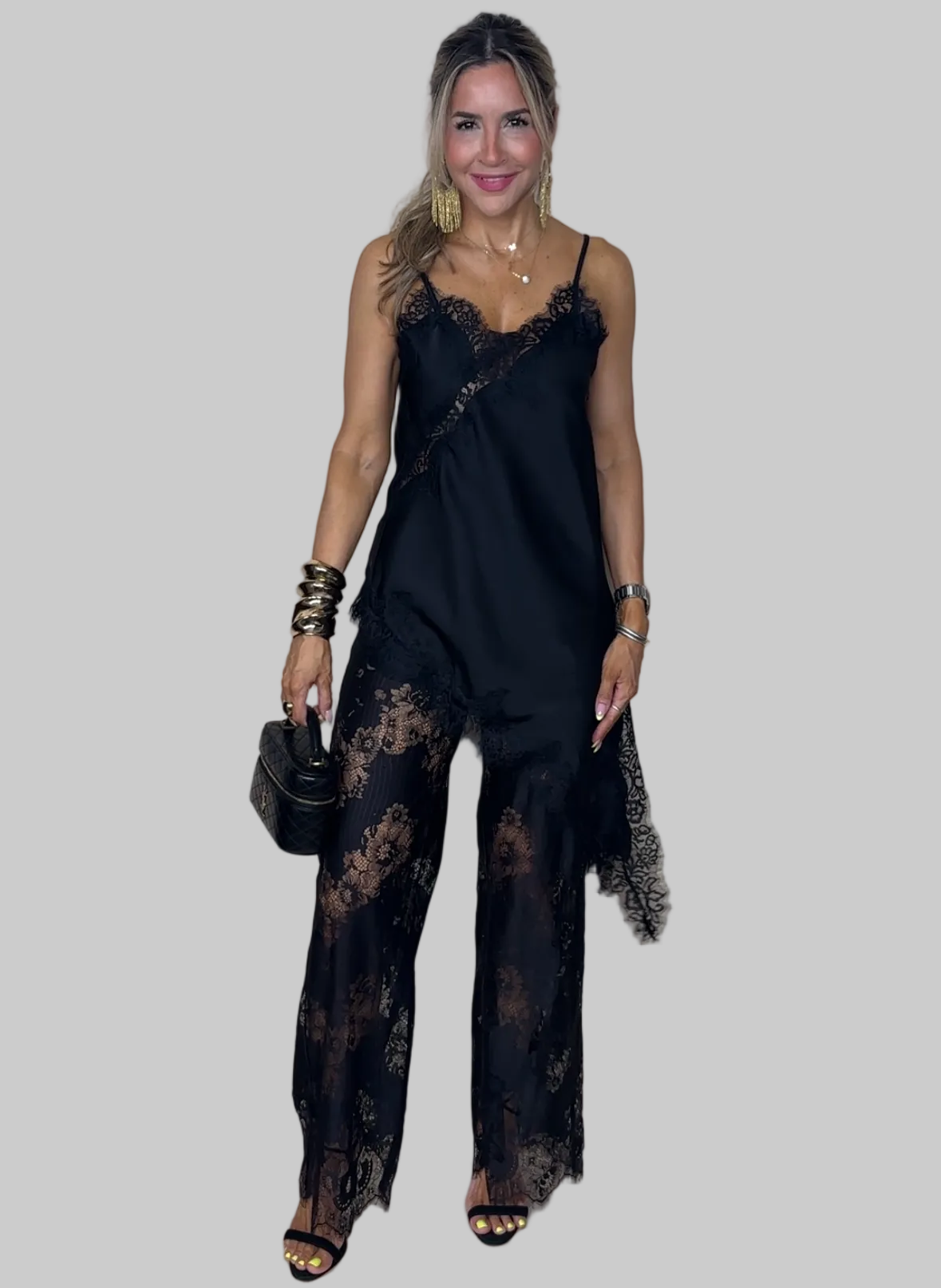 Black Lace Set