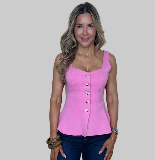Knit Peplum Top