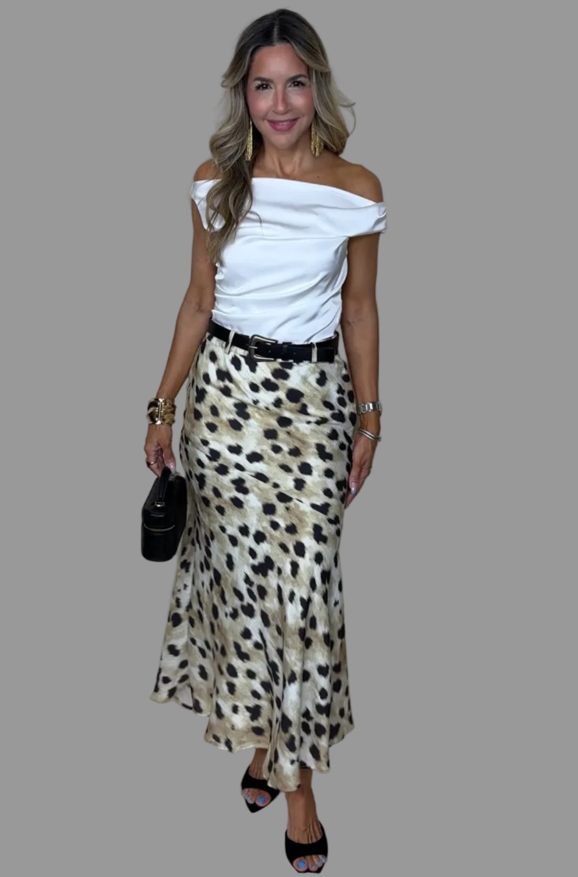 Leopard Maxi Skirt