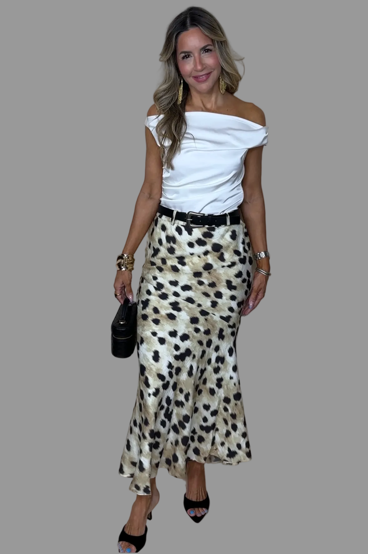 Leopard Maxi Skirt