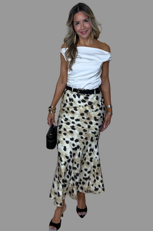Leopard Maxi Skirt