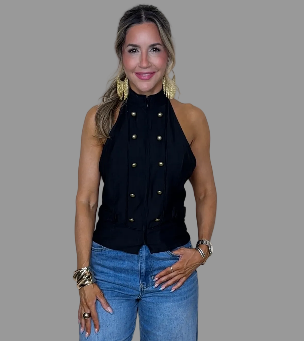 Military Vest Top