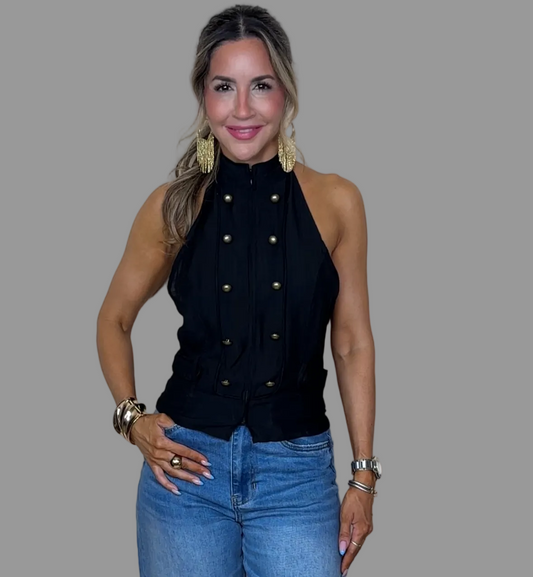 Military Vest Top