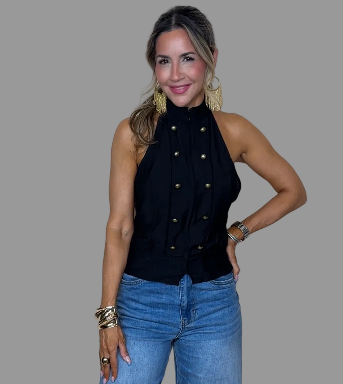 Military Vest Top