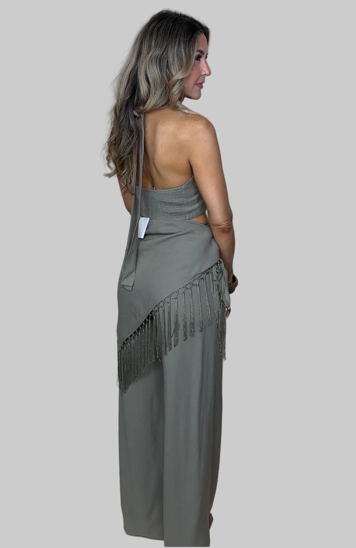 Fringe Wrap Three Piece Set