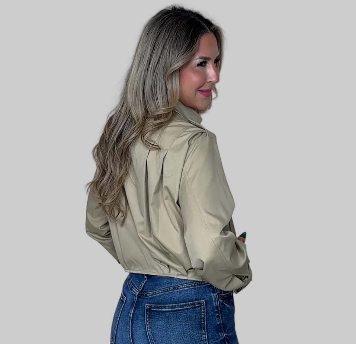 High Collar Statement Jacket