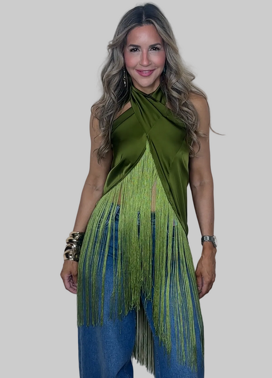 Multi Use Fringe Skirt