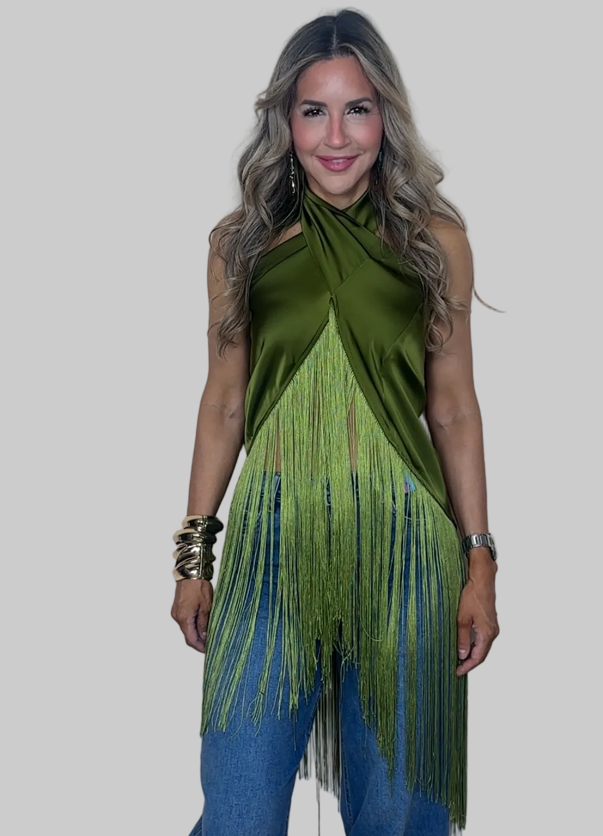 Multi Use Fringe Skirt