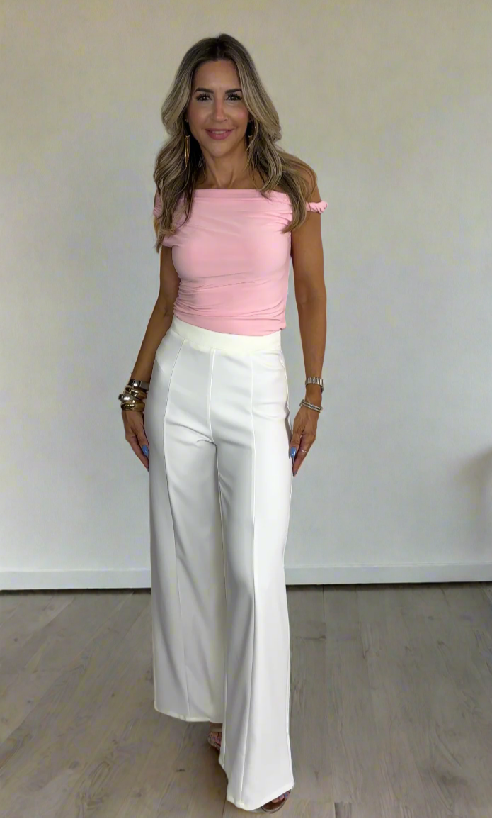 White Palazzo Set