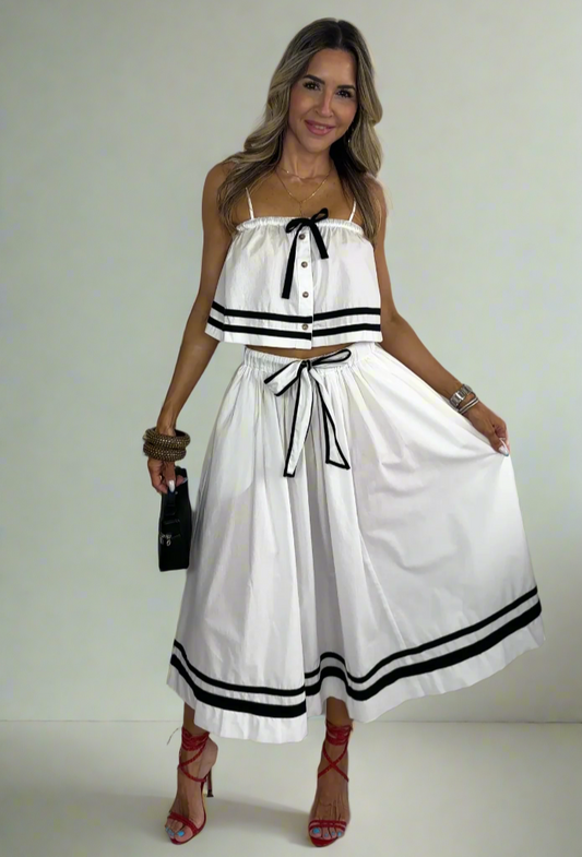 Poplin Skirt Set